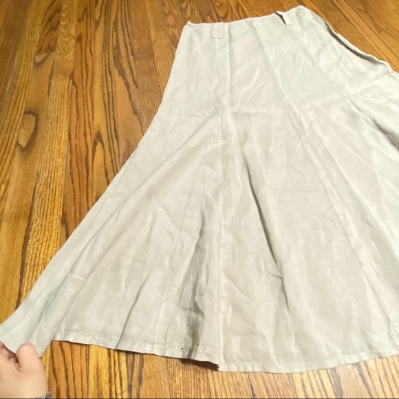 Purolino maxi skirt linen mermaid size L - Picture 3 of 10